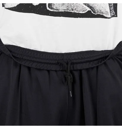 adidas Baggy Track Pants (Schwarz / Weiss)