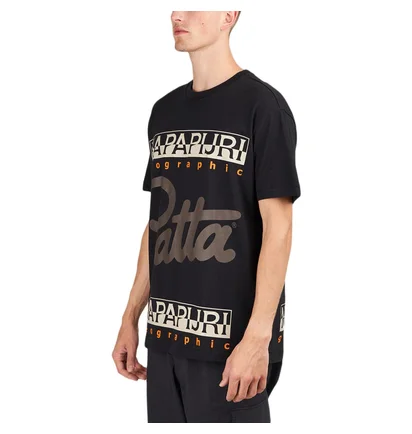 Napapijri x Patta SS Tee (Schwarz)