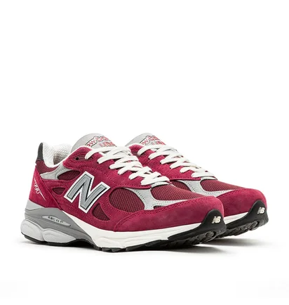 New Balance M990TF3 Made in USA 'Scarlet' (Rot / Grau)