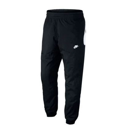 Nike NSW Swoosh Woven Pants (Schwarz / Weiß)