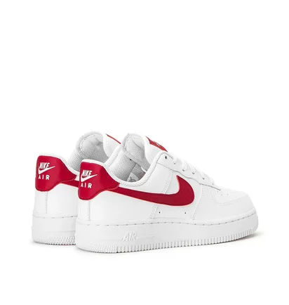 Nike WMNS Air Force 1 ´07 Low (Weiß / Rot)
