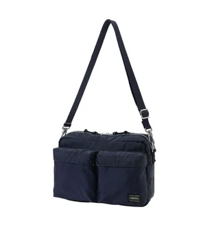 Porter by Yoshida Force Series Shoulder Bag (Navy)