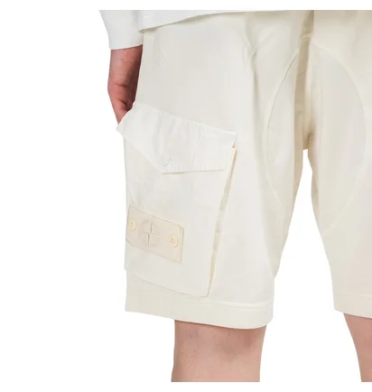 Stone Island Bermudashorts 'Ghost Piece' (Weiß)
