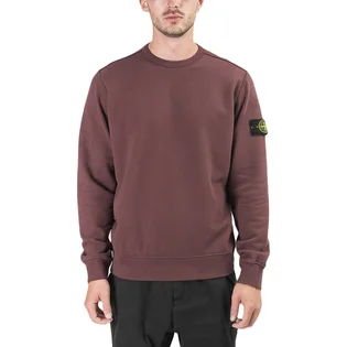 Stone Island Fleece Sweat Shirt (Burgundy)