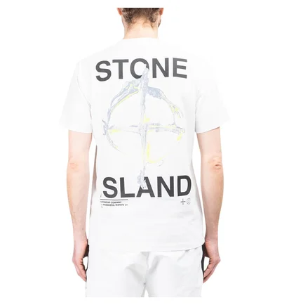 Stone Island Marble Three T-Shirt (Weiß)