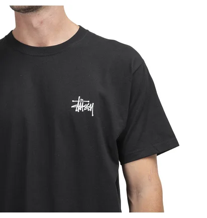 Stüssy Basic Tee (Schwarz)
