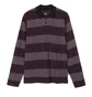 Stüssy Swirl Stripe Polo (Lila / Schwarz)