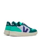 Veja WMNS V-10 Leather (Blau / Weiss)