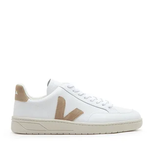 Veja V-12 Leather (Weiß / Braun)