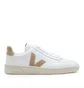 Veja V-12 Leather (Weiß / Braun)