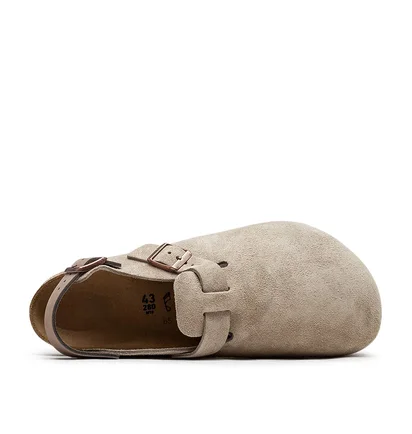 Birkenstock Tokio ll Suede Leather Regular (Grau)