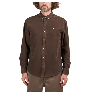 Carhartt WIP Longsleeve Madison Cord Shirt (Braun)