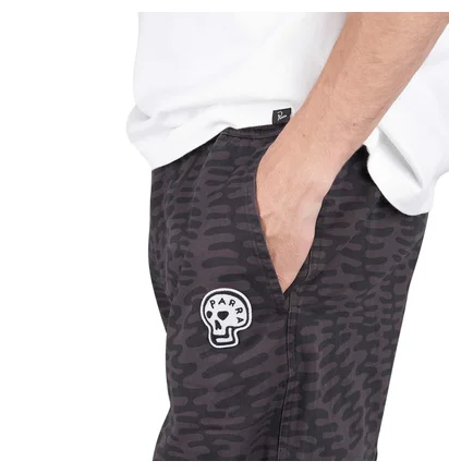 by Parra Stitched Skull Pants (Schwarz / Grau)