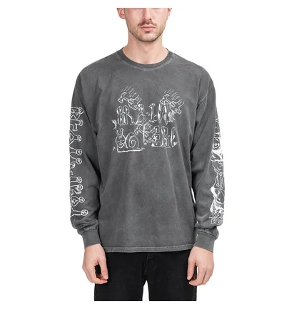 Brain Dead Leon's Girls Longsleeve (Anthrazit)