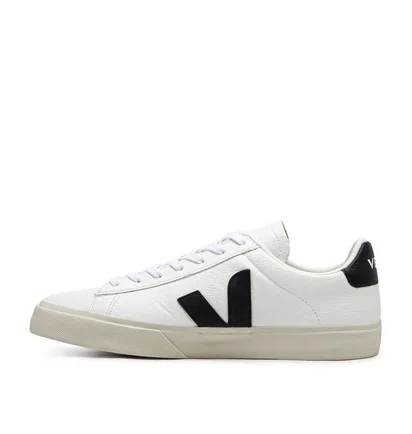 Veja Campo Chromefree Leather (Weiß / Schwarz)