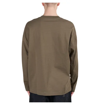 Carhartt WIP L/S Link Script T-Shirt (Oliv)