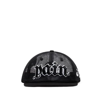 The Trilogy Tapes TTT Pain All-Over Mesh Trucker 6-Panel (Schwarz)