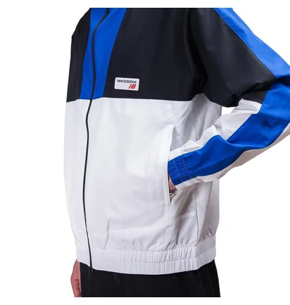 New Balance Athletics Windbreaker (Blau / Weiß)