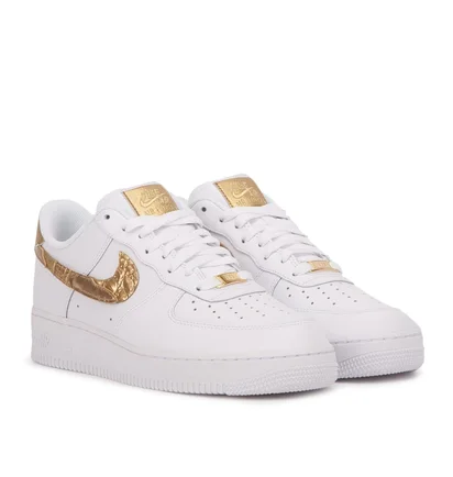 Nike Air Force 1 Low CR7 “Golden Patchwork” (Weiß / Gold)