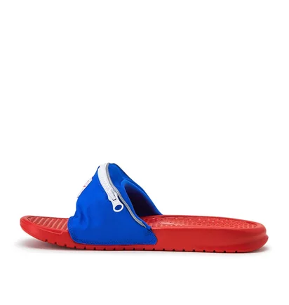 Nike Benassi JDI 'Fanny Pack' (Rot / Blau)