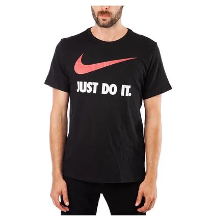 Nike ''Just Do It'' Swoosh T-Shirt (Schwarz)
