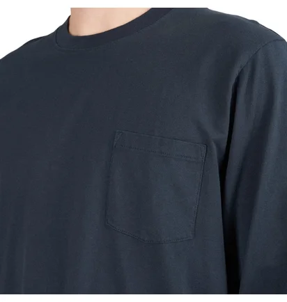 Parra Sad Cat System Bird L/S T-Shirt (Navy)