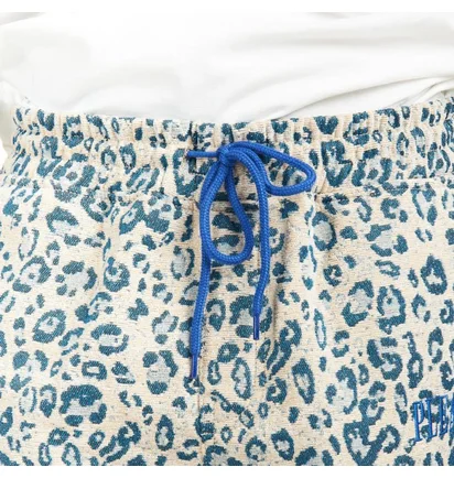 Pleasures Eclipse Cheetah Beach Pants (Cream / Blau)