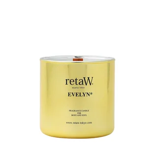 retaW Fragrance Candle 'Evelyn' (Metallic Gold)