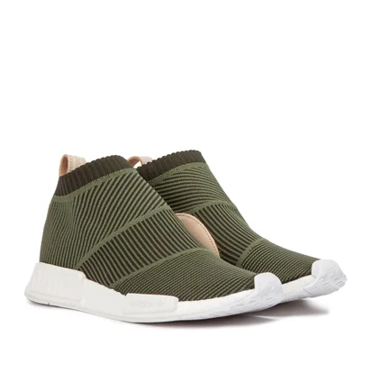 adidas NMD CS1 City Sock Primeknit (Khaki / Leder)