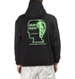 Brain Dead Half Zip Hoodie (Schwarz)