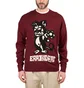 Brain Dead Meow Knit Sweater (Dunkelrot)