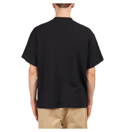 Brain Dead Mini Waffle Mock Neck T-Shirt (Schwarz)