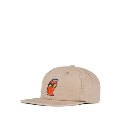 Brain Dead Brain Notes 6 Panel Hat (Khaki)
