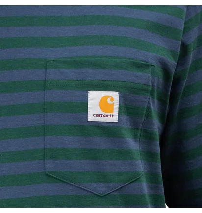 Carhartt WIP Parker Pocket Longsleeve (Grün / Blau)