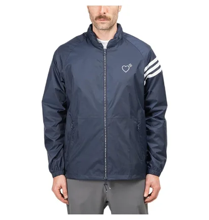 adidas x Human Made Windbreaker (Navy / Weiß)