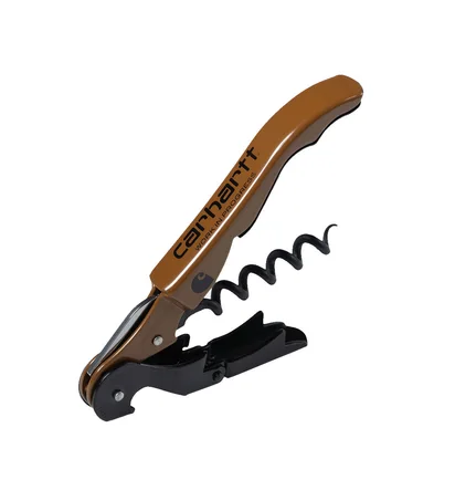 Carhartt WIP Script Pulltap's Corkscrew (Braun / Schwarz)