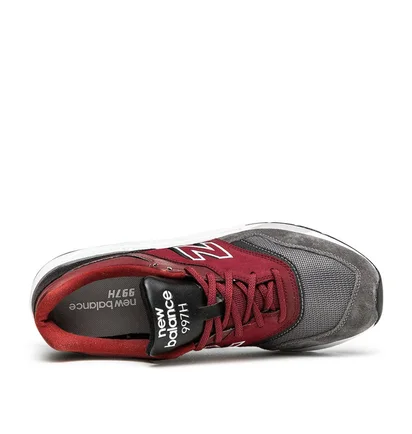 New Balance CM997 HEL (Grau / Rot)