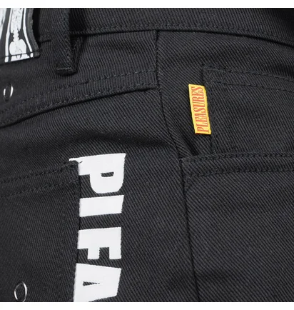 Pleasures Village Rivet Denim Pant (Schwarz)