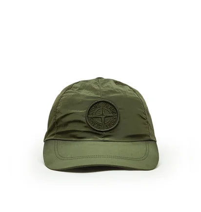 Stone Island Nylon Metal Cap (Olive)