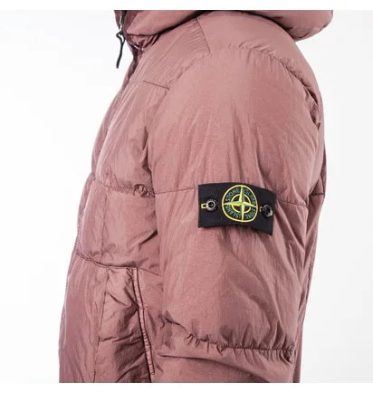 Stone Island Quilted Jacket (Dunkelrosa)