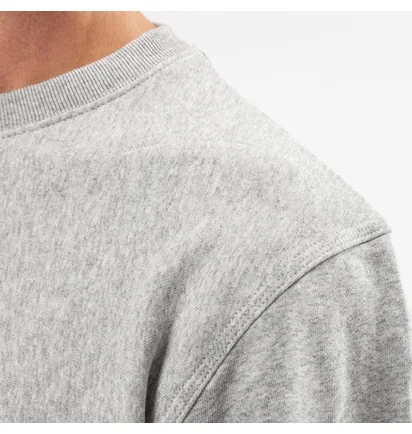 Stüssy Stock L/S Terry Crew (Grau)