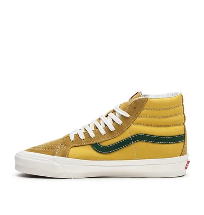 Vans Vault OG Sk8-Hi LX (Senf Gelb / Grün)
