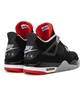 Air Jordan 4 Retro 'Black Cement' (Schwarz / Rot)