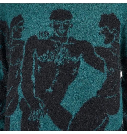 Carne Bollente B.F.F. Sweater (Grün / Schwarz)