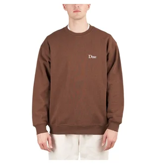 DIME Small Logo Crewneck (Braun)