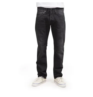 Edwin ED-55 Red Selvage Black Denim (Schwarz)