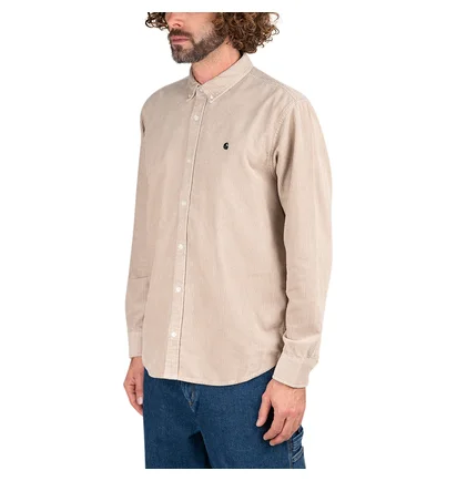 Carhartt WIP Longsleeve Madison Cord Shirt (Beige)