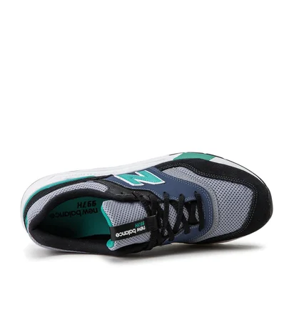 New Balance CM997 HZK (Schwarz / Blau)