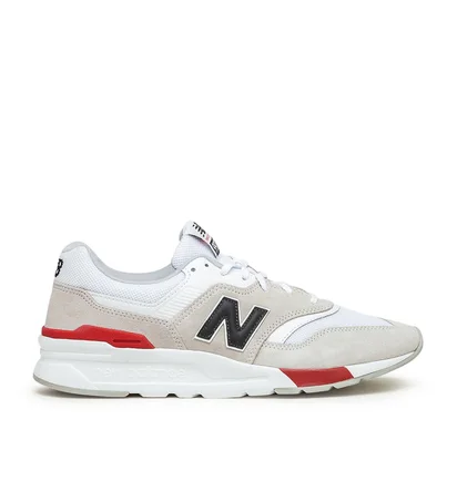 New Balance CM997HVW (Weiß / Rot)