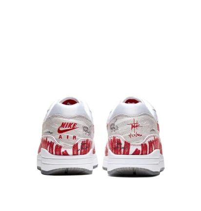 Nike Air Max 1 'Sketch to Shelf' (Weiß / Rot)